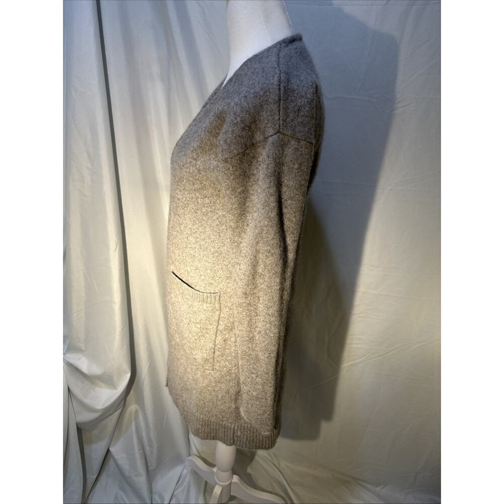 State Cashmere Long Duster Sweater Women’s M 100% Premium Cashmere Open Front - Picture 2 of 9